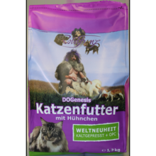 DOGenesis Katzenfutter Mit Hühnchen Weltneuheit: Kaltgepresst + OPC 1.2 kg