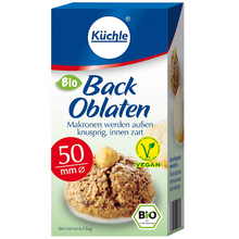 Küchle Back Oblaten Bio 50mm Ca. 100 Bio Back Oblaten