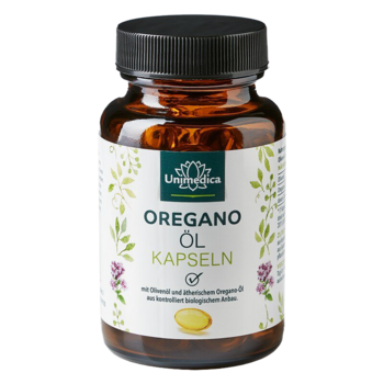 Oregano Öl - 135 mg pro Tagesdosis (1 Kapsel) - 60 Softgelkapseln - von Unimedica