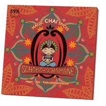 50g Schoko-Schamane Chai, 59% Kakao