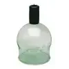 Schröpfglas mit Gummitülle und Ventil Grösse 5