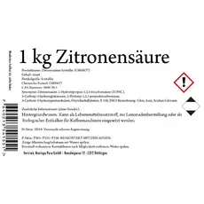 1 kg Zitronensäure