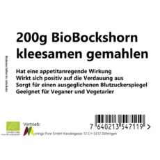 200g Bio Bockshornklee Samen