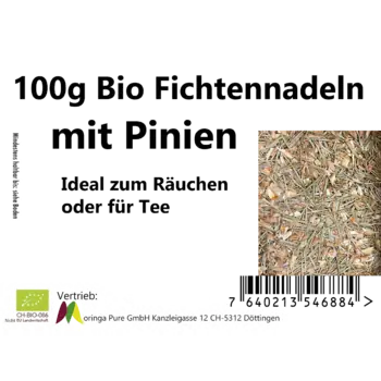 100g Bio Fichtennadeln mit Pinien