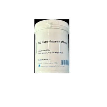 250 Natron  Kapseln 910mg vegan Natriumhydrogencarbonat